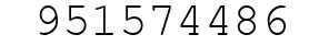 Number 951574486.