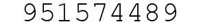 Number 951574489.
