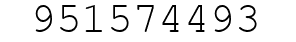 Number 951574493.