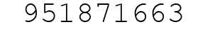 Number 951871663.