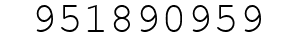 Number 951890959.