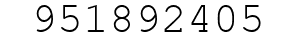 Number 951892405.