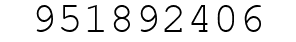Number 951892406.