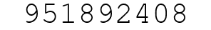 Number 951892408.