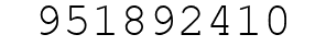Number 951892410.