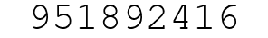 Number 951892416.