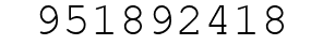 Number 951892418.