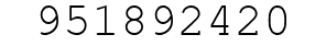 Number 951892420.