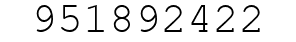 Number 951892422.