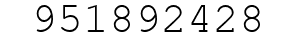 Number 951892428.