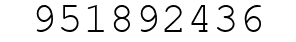 Number 951892436.