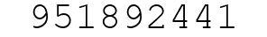 Number 951892441.