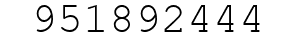 Number 951892444.