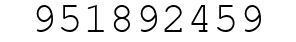 Number 951892459.