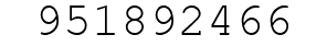 Number 951892466.