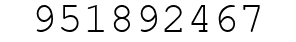 Number 951892467.
