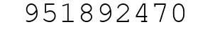 Number 951892470.