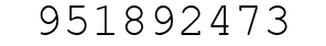 Number 951892473.