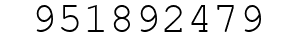 Number 951892479.