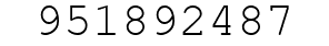 Number 951892487.