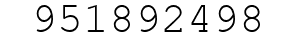Number 951892498.