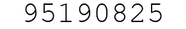 Number 95190825.