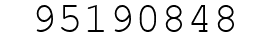 Number 95190848.