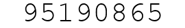 Number 95190865.