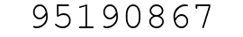 Number 95190867.