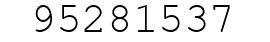 Number 95281537.