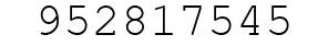 Number 952817545.