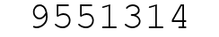Number 9551314.