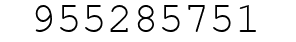 Number 955285751.