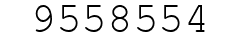 Number 9558554.