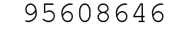 Number 95608646.