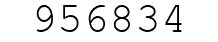 Number 956834.
