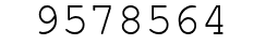 Number 9578564.