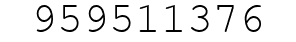 Number 959511376.