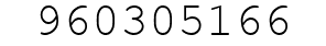 Number 960305166.