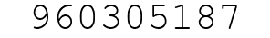 Number 960305187.