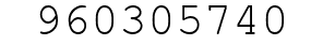 Number 960305740.