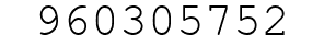 Number 960305752.