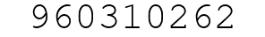 Number 960310262.