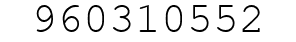 Number 960310552.