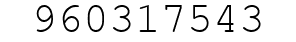 Number 960317543.