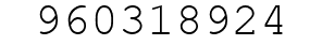 Number 960318924.