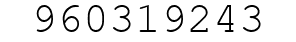 Number 960319243.