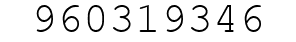Number 960319346.