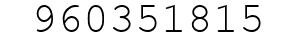Number 960351815.