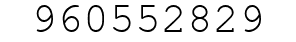 Number 960552829.